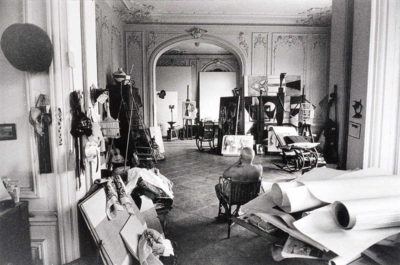 Estudio de Picasso en Cannes por donde frecuentemente pasaban sus clientes