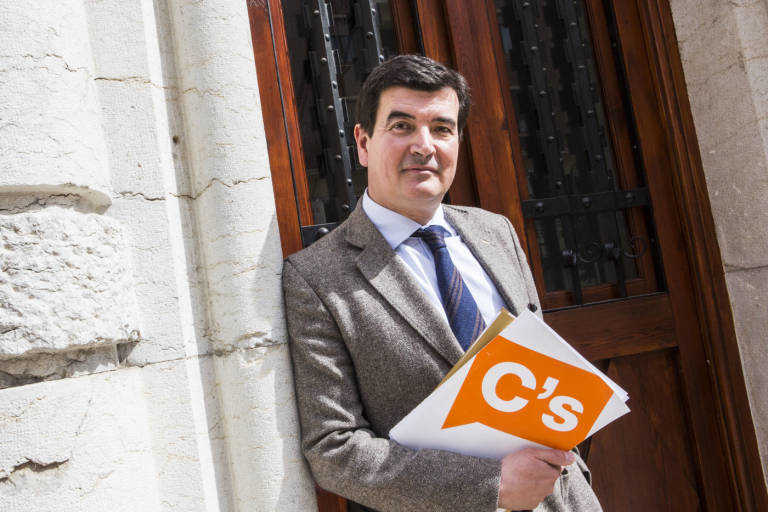 Fernando Giner, portavoz autonómico y municipal en València de Ciudadanos. Foto: EVA MÁÑEZ