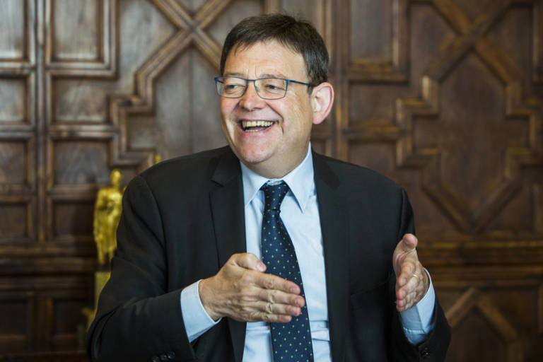 El presidente de la Generalitat y líder del PSPV, Ximo Puig. Foto: EVA MÁÑEZ