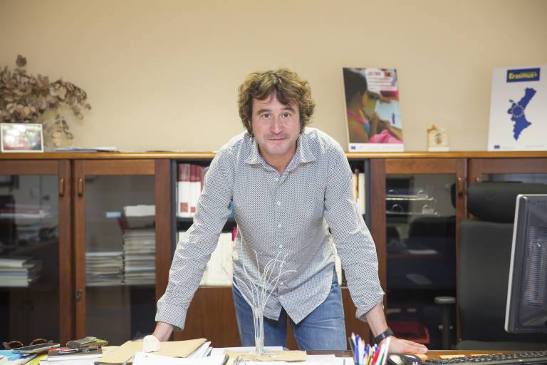 EL director general de Política Lingüística, Rubén Trenzano. Foto: MARGA FERRER