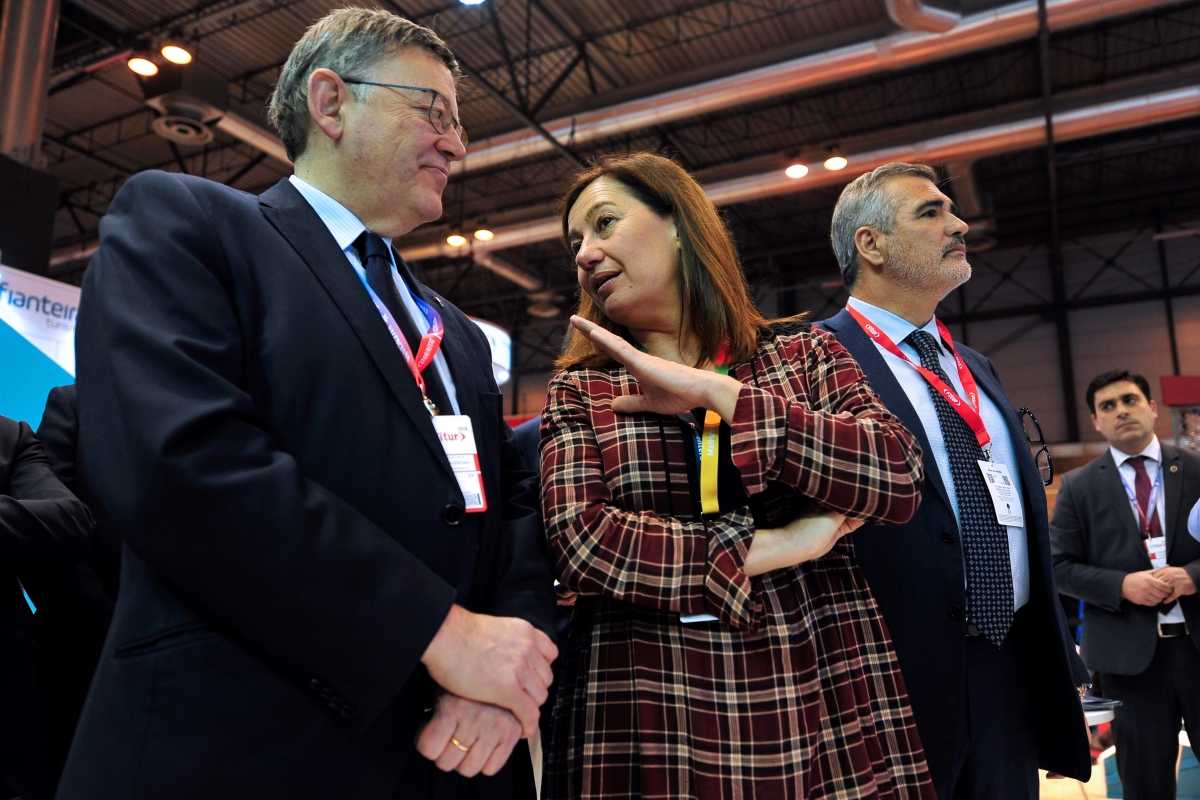 Ximo Puig, con la presidenta de Baleares, Francina Armengol. Foto: EFE/Diego Pérez