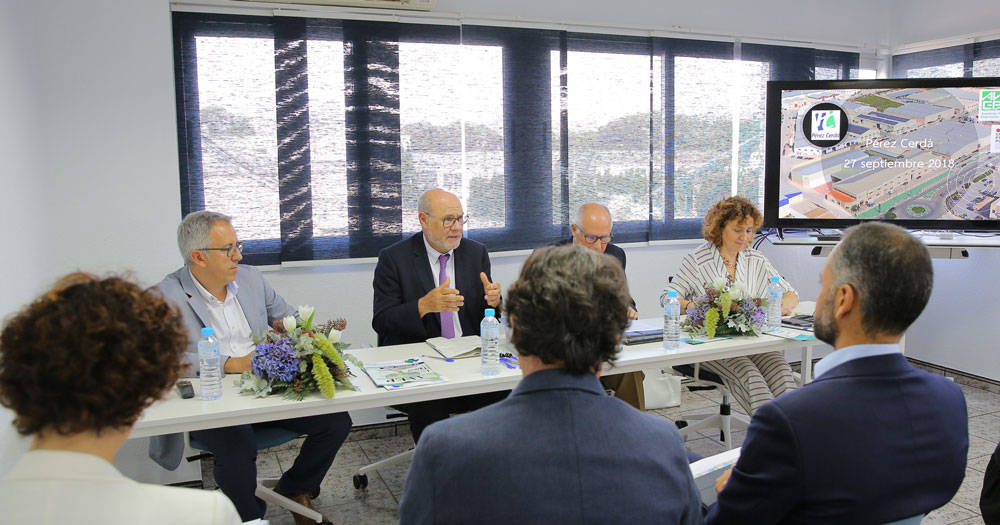 Reunión de los empresarios con García Reche y Júlia Company