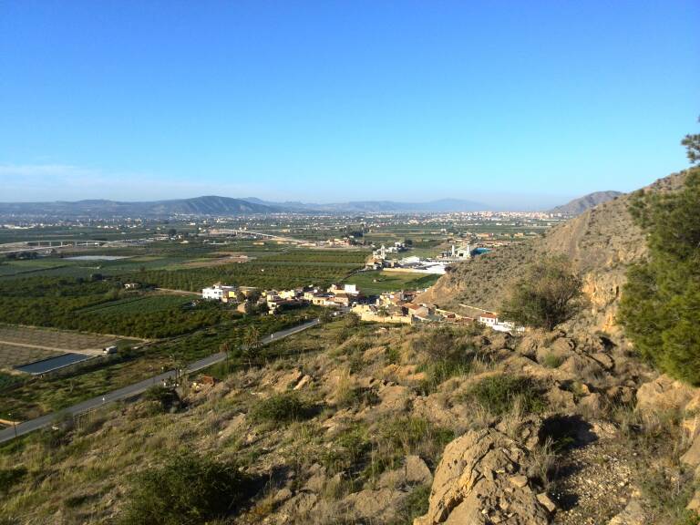 Espectacular panorámica de la comarca desde El mirador de la Vega