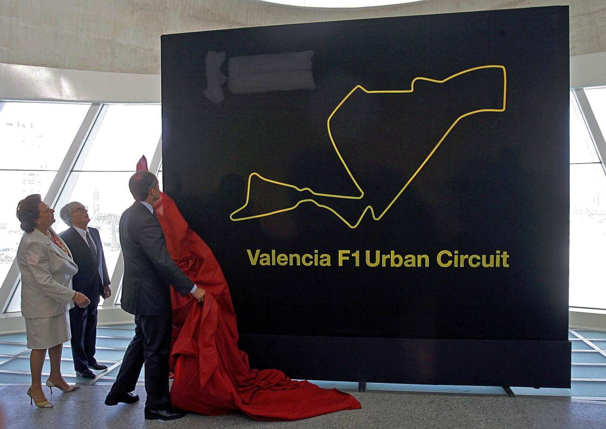Presentación del Gran Premio en mayo de 2007. Foto: EFE/Manuel Bruque