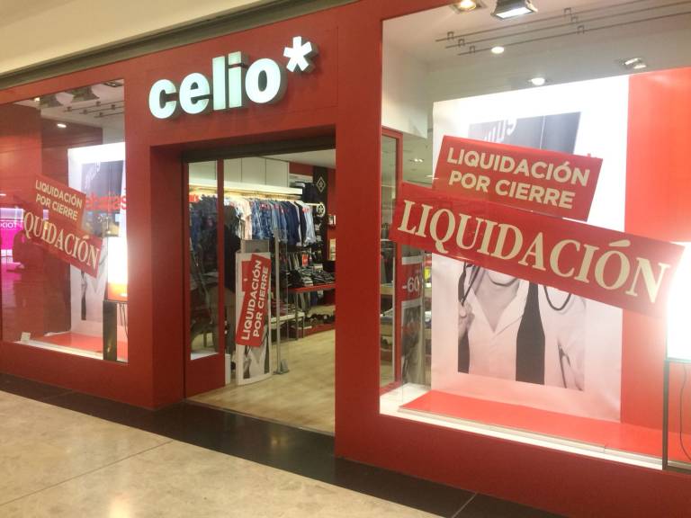 La cadena francesa de masculina Celio cierra su única en en Gran - Alicanteplaza