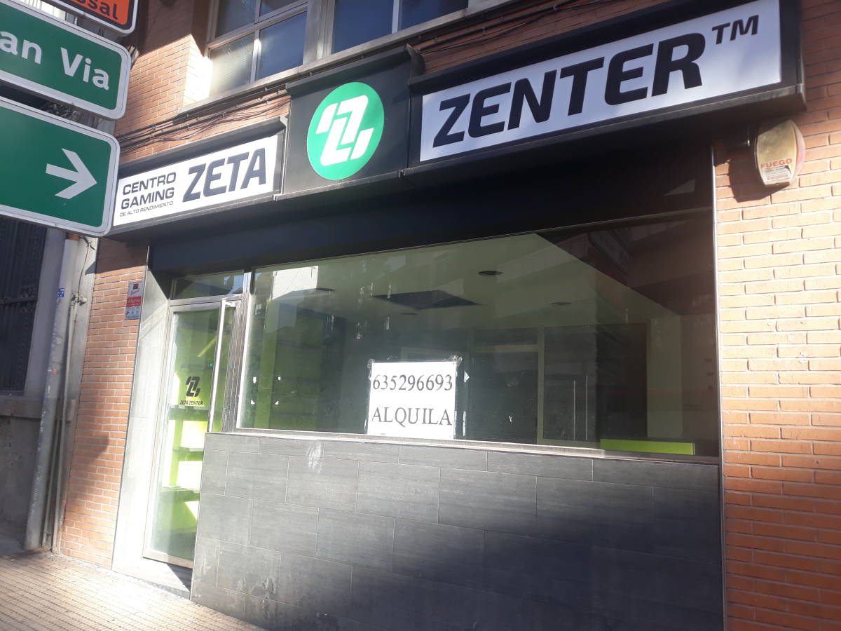 El local de Zeta Zenter vuelve a estar disponible tras cerrar el centro. Foto: AP