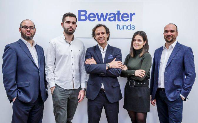 Unai Ansejo, Edgar Couto, Ramón Blanco, Miriam Vegas y François Derbaix, de Bewater Funds
