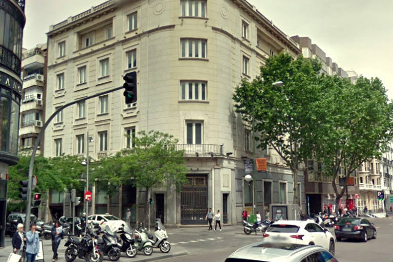 Edificio de Velázquez 23, en Madrid, donde los Alcaraz promueven un residencial de lujo
