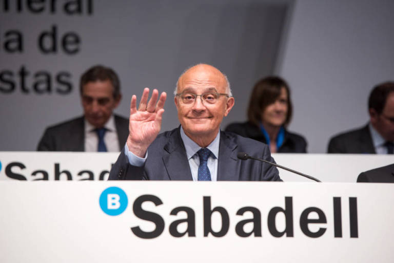 El presidente de Banco Sabadell, Josep Oliu, en una imagen de archivo. Foto: RAFA MOLINA