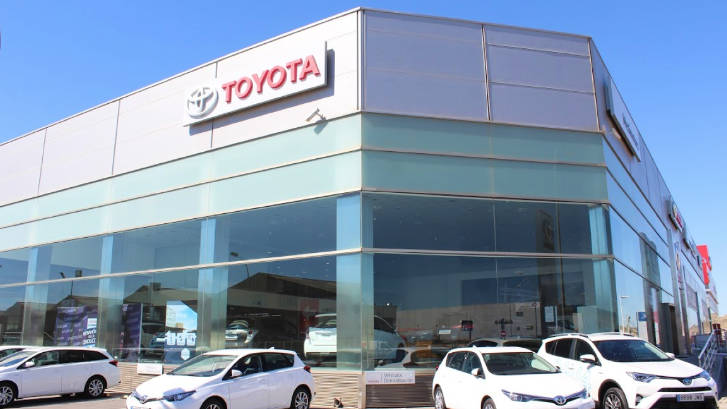 Concesionario de Toyota en Alicante, en una imagen de archivo. Foto: AP