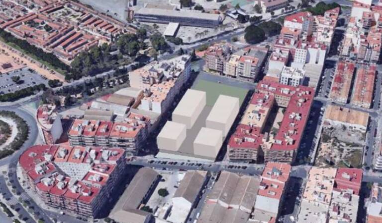 noche Bienes Anormal La manzana de Reebok en Elche: área comercial, cuatro edificios, local de  ocio en la zona verde y más peatonal - Alicanteplaza