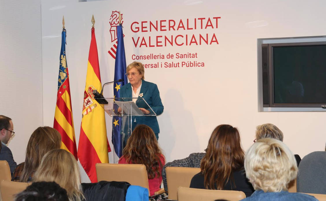 Ana Barceló, durante su comparecencia. Foto: GVA