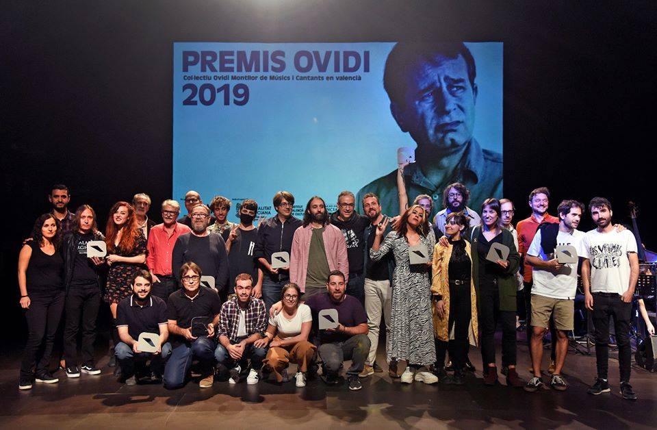 La darrera gala dels Premis Ovidi Montllor (2019), a la sala La Mutant, en València