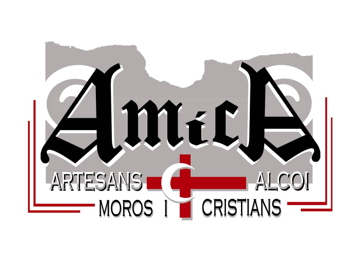 El logo de la Asociación de Artesanos de Moros y Cristianos de Alcoy,, diseñado por Juan Climent