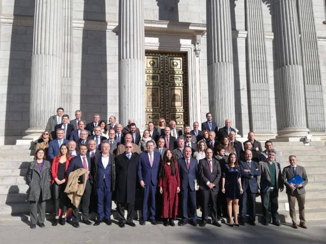  Reunión de la Associació de Juristes Valencians con diputados valencianos en el Congreso. Foto: AJV
