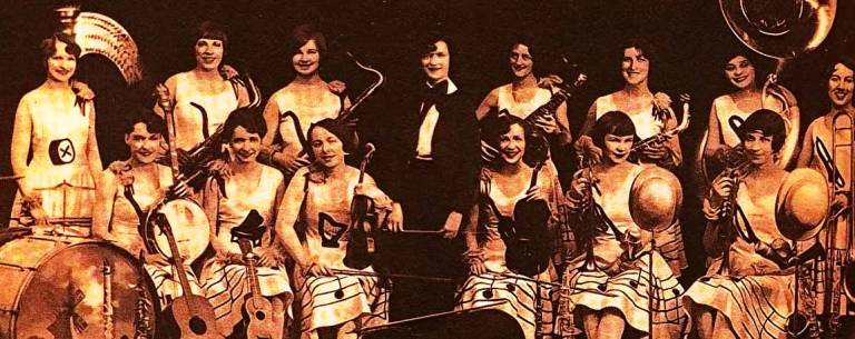 Orquestra de jazz de dones a la dècada de 1930