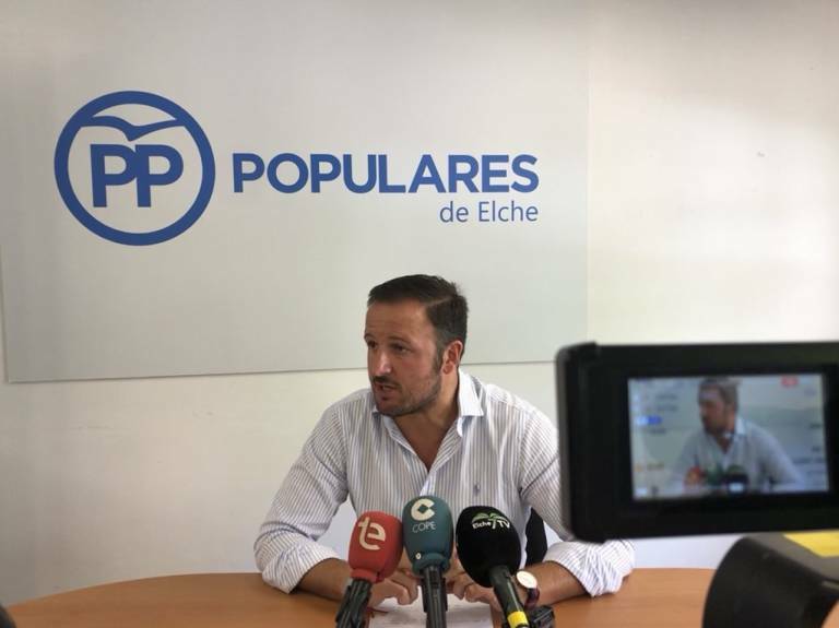 Pablo Ruz, líder del PP de Elche. Foto: AP