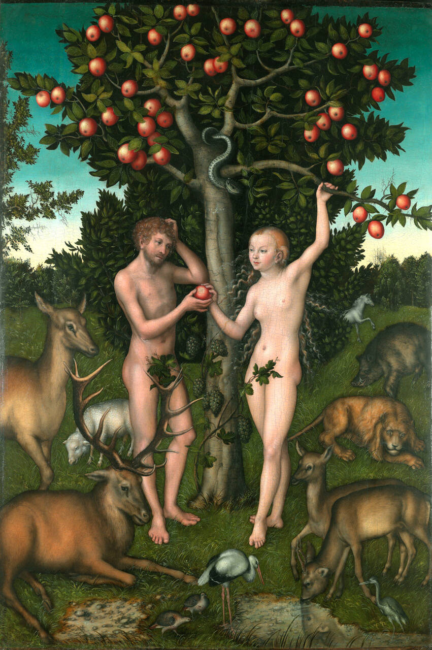 Adam i Eva en el Paradís (Lucas Cranach el Vell, 1526)