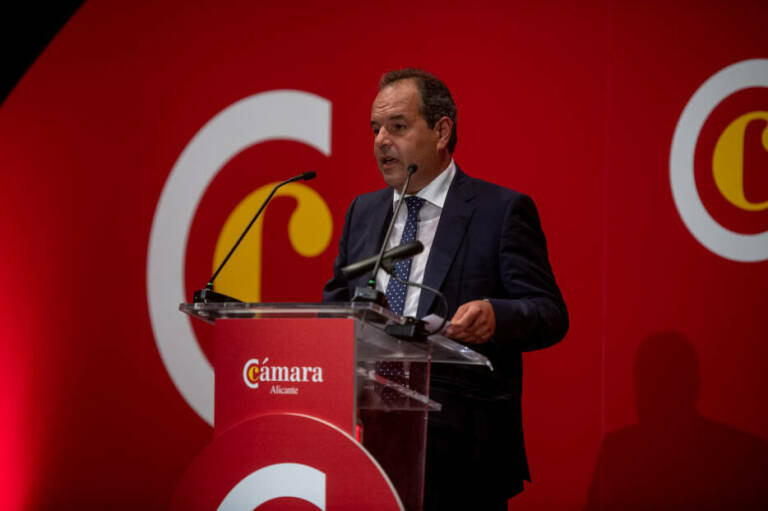 Carlos Baño, presidente de la Cámara de Comercio, en una imagen de archivo. Foto: RAFA MOLINA