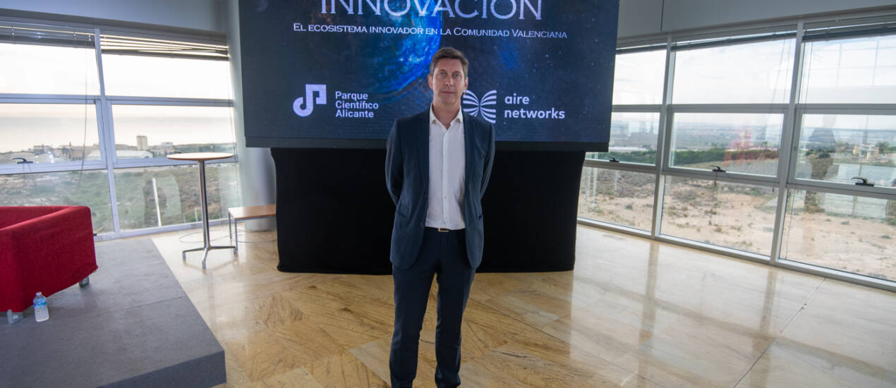 El director comercial, marketing y clientes de Aire Networks, Carlos Cortés.