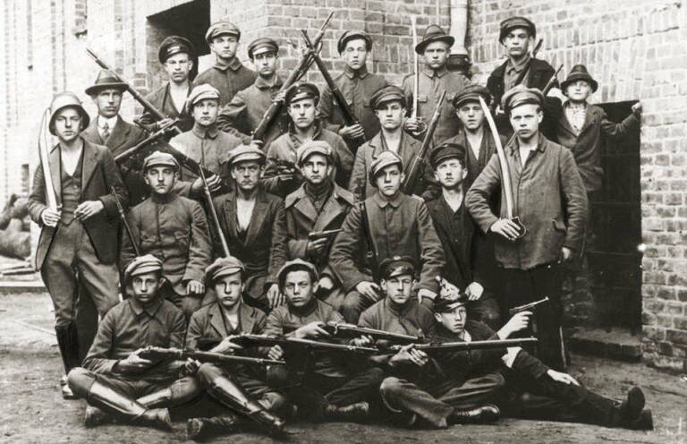 Hòmens armats durant la 3a revolta silesiana de 1921