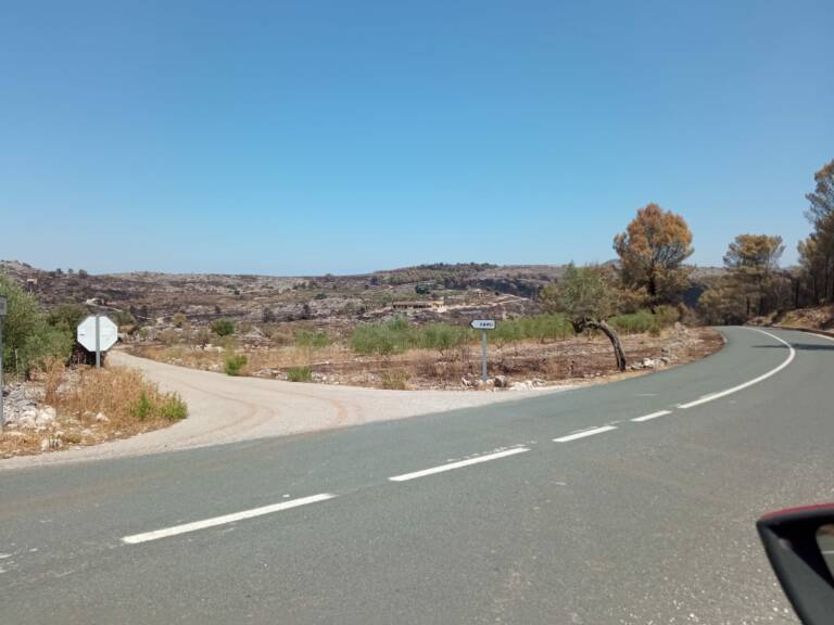 Carretera de Alcalà a Vall d'Ebo. Foto: AS