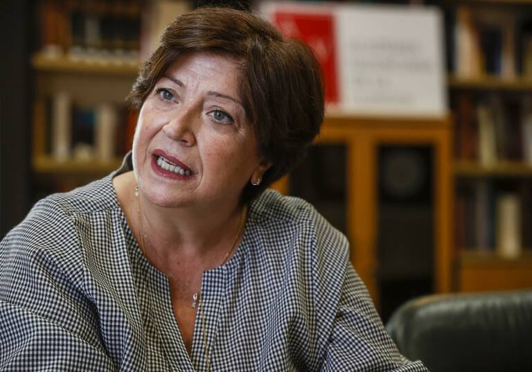 La presidenta de la AVL, Verònica Cantó. Foto: ROBER SOLSONA/EUROPA PRESS