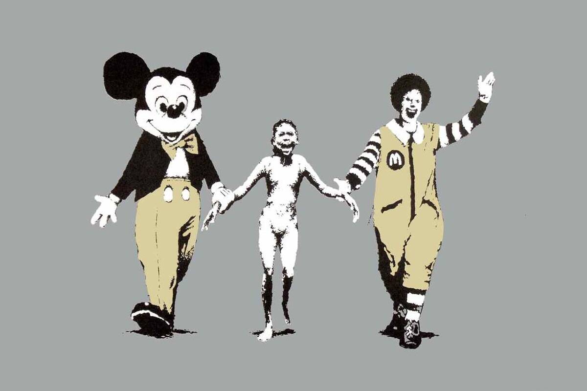 Banksy - No puede vencer el sentimiento 2004