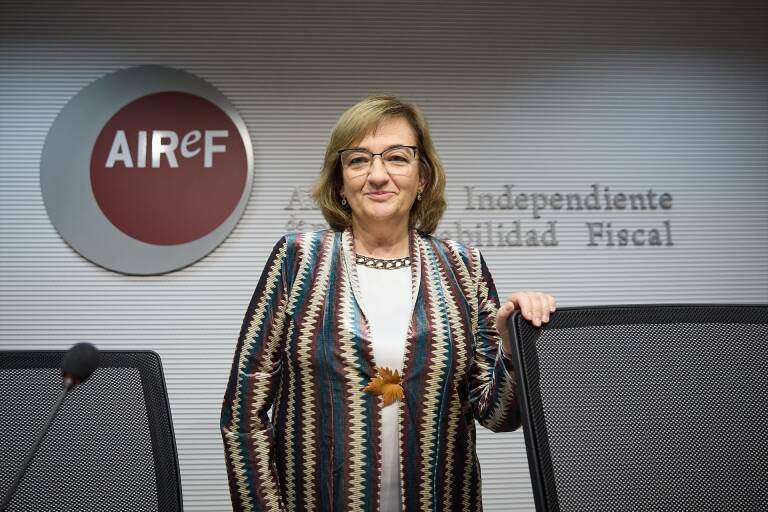 La presidenta de la AIReF, Cristina Herrero, en una imagen de archivo. Foto: J.HELLÍN/EP