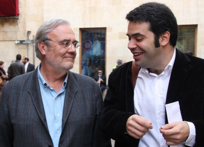 Manuel Gutiérrez Aragón y Pablo Mas