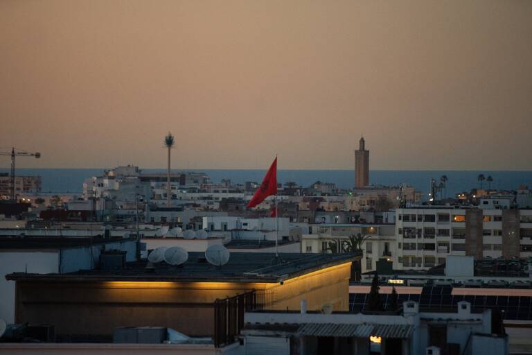 Vista panorámica de la ciudad de Rabat. Foto: DAVID ZORRAKINO/EP