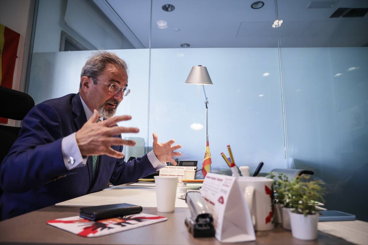 El candidato de Vox a la Generalitat, Carlos Flores. Foto: EP/Rober Solsona