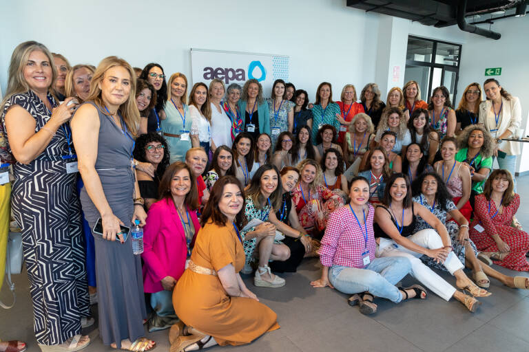 Participantes del evento de Aepa 'Que el miedo no te frene: los retos de emprender en femenino'.