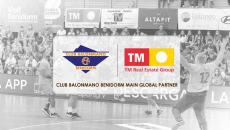 TM Grupo Inmobiliario, patrocinador principal del Club de Balonmano TM Benidorm por segundo año