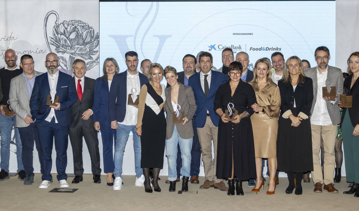 Premiados de 2023 de la Academia de la Gastronomía de la Comunitat Valenciana.