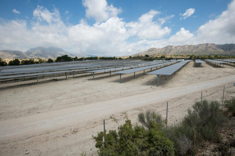 Planta fotovoltaica en la provincia de Alicante