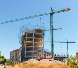 Edificio en construcción en Alicante, en imagen de archivo.